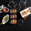 Rubbermaid 6pc Brilliance Glass Food Storage Containers, 4.7 Cup Food Containers with Lids: Oven & Microwave Safe - 3 of 4