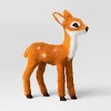 3ct Faux Fur Deer Set Decorative Christmas Figurines Brown - Wondershop™ - image 4 of 4