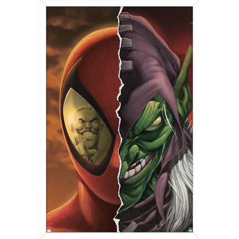 Trends International Marvel Comics - Green Goblin - Spider-man: House Of M  #4 Framed Wall Poster Prints White Framed Version 