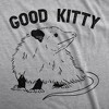 Womens Good Kitty T Shirt Funny Cute Opossum Kitten Joke Tee For Ladies - Crazy Dog Women's T Shirt - image 2 of 4