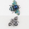 Anna-Kaci Crystal Rhinestone Bee Crystal Rhinestone Brooch Pin - Elegant Enamel Insect Flower Jewelry for Women & Men - 3 of 4