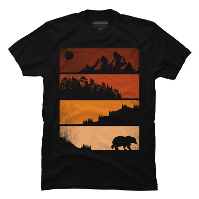 Men's Design By Humans Deeply Wild Sunset By jun_salazar216 T-Shirt