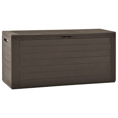 vidaXL Storage Box Brown Polypropylene 45.7x17.3x21.7 in Storage Box