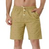 Lars Amadeus Men's Summer Holiday Drawstring Waistband Patterned Beach Board Shorts 2 Pack - image 2 of 4