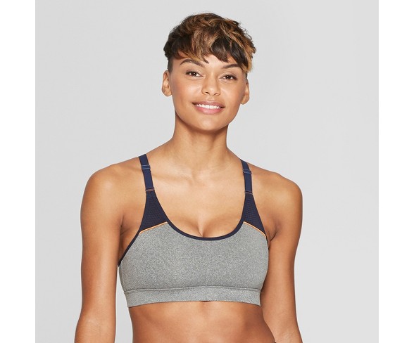 C9 by Champion Strappy Backed Sports Bra, XS  Champion sport bra, Gray  sports bra, C9 champion