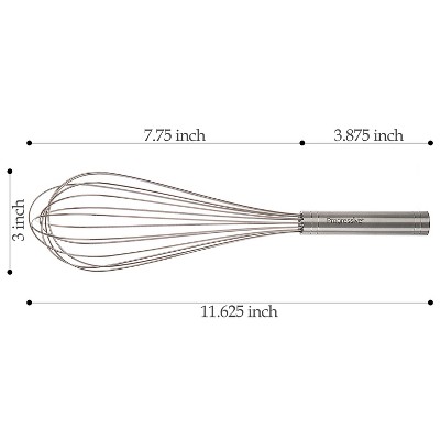 12-Inch Stainless Steel Balloon Whisk