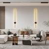 POWLIG LED Dimmable Aluminum Wall Sconce with 350 Degree Rotation (Set of 2) - 3 of 4
