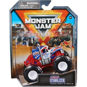 Monster Jam, Official Stabilizer Monster Truck, Die-Cast Vehicle - 1:64 Scale -Kids Toy Vehicles for Boys Ages 3 and up - 1 of 4