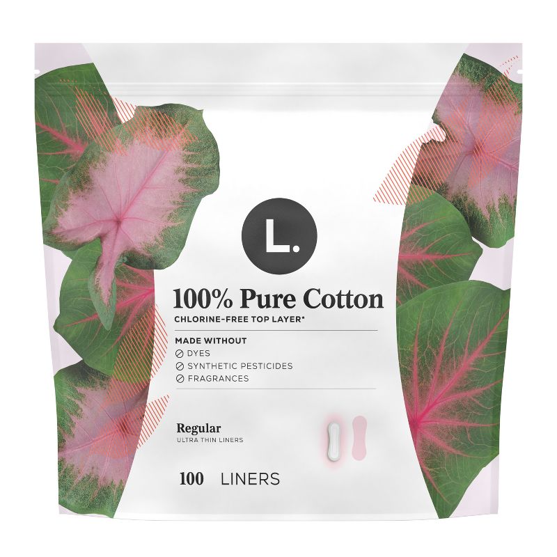 L . Organic Cotton Topsheet Ultra Thin Panty Liners , 3 of 15