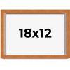 PosterPalooza | Modernist Brown Picture Frame - UV Acrylic, Backing Board, Hanging Hardware Included - 2 of 4