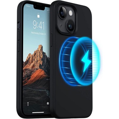 Entronix [Magnetic] Case Compatible with iPhone 15 Plus - Soft-Touch Liquid Silicone