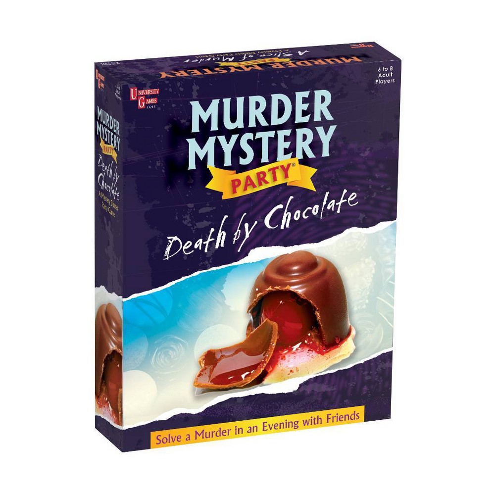 University Games Murder Mystery Party Death by Chocolate Board Game