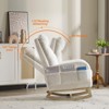 Bestier Teddy Upholstered Rocking Chair, Glider Rocker with High Backrest, Modern Accent Chair, Glider Recliner for Living Room, Bedroom - 2 of 4