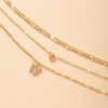 HTUTWOO Stackable Layered Necklace, Butterfly Pendant Necklace, Heart Shaped Choker and Chunky Chain, Jewelry Gift for Women - 4 of 4