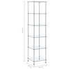vidaXL Shelf Transparent Tempered Glass Medium Display Shelf - Transparent 63" - 3 of 4