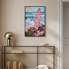 Art Remedy Colorful Surfboard in the Sand Colorful Coastal Wall Art Framed - 2 of 4