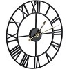 Sorbus Large Wall Clock for Living Room Decor - Roman Numeral Wall Clock for Kitchen - 16 inch Wall Clock Decorative - 4 of 4