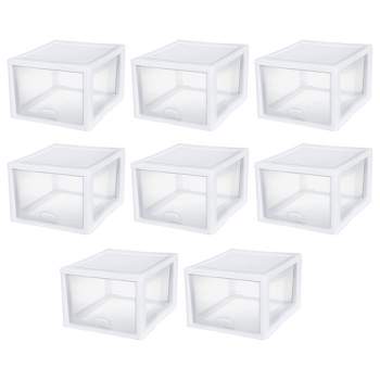 Sterilite 16 Quart Clear Plastic Stacking Storage Drawer Container Box (6  Pack), 6pk - Kroger