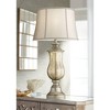 Barnes and Ivy Freida Table Lamp 33 1/2" Tall Mercury Glass Urn Off White Fabric Bell Shade for Bedroom Living Room Bedside Nightstand Office Kids - 2 of 4