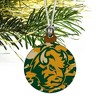 North Dakota State Camo Mini Small Tiny Wood Christmas Tree Holiday Ornament - 3 of 4