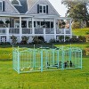 Gulches Black Collapsible Dog Playpen with 8 Micro - Arched Heavy Duty Panels 24" H, Indoor/Outdoor Use for Large, Medium & Small Breeds - 4 of 4
