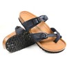 Aerothotic Irenic Womens Strappy Slide Sandals, Navy - 8 - 2 of 4
