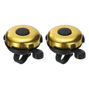 Unique Bargains Aluminum Loud Clear Sound Scooters Bicycle Bells 2 Pcs 2.3" - 1 of 4