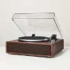 Wood Finish Retro Record Player - Hearth & Hand™ with Magnolia - 3 of 4