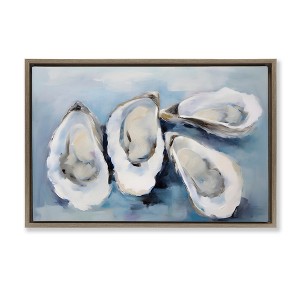 Stupell Industries Four Oysters Impression, 25" x 17" - 1 of 4