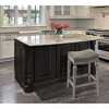 Vetrina Backless Counter Height Barstool - Weathered Gray - Hillsdale Furniture - 2 of 4
