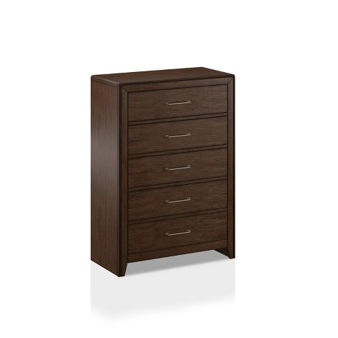 Caribou 5 Drawer Chest Walnut - Homes: Inside + Out: Transitional Style ...