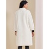 INSPIRE CHIC Women's Fleece Long Button Down Long Sleeve Winter Fuzzy Overcoat - 4 of 4