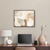 Art Remedy Perfect Tan Shapes Modern Minimal Abstracts Framed - 2 of 4