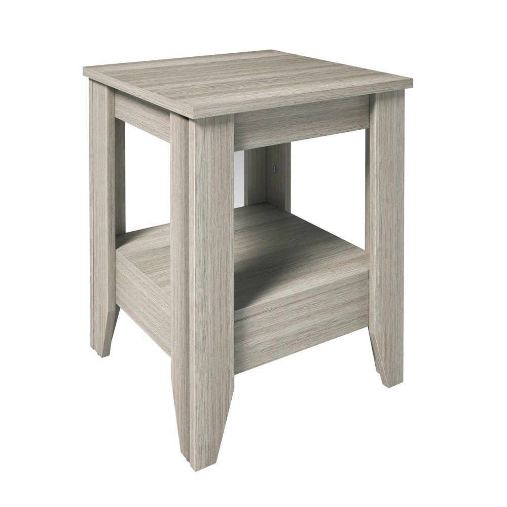 Photos - Storage Сabinet Prue Classic Nightstand Gray - Eco Dream