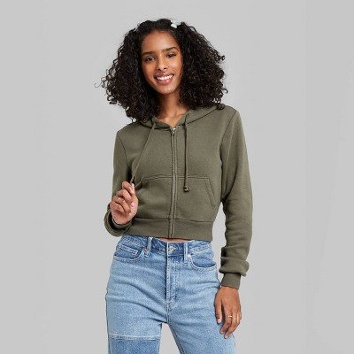 green hoodie women's