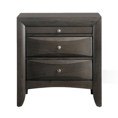 NicBex 2-Drawer Nightstand with Metal Handles Modern Bedside Table End Table for Living Room, Bedroom