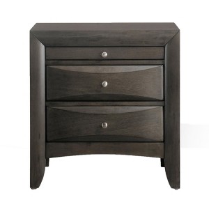 NicBex 2-Drawer Nightstand with Metal Handles Modern Bedside Table End Table for Living Room, Bedroom - 1 of 4