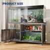 75 Gallon Aquarium Stand, Fish Tank Stand with Power Outlets & LED Light - Heavy Duty ReptileTank Stand With Storage Cabinet, Drawer & Shelf - 2 of 4