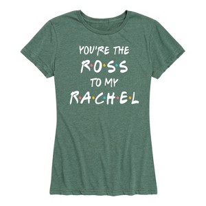 Women's - Instant Message - Valentine's Day You're The Ross To My Rachel Short Sleeve Graphic T-Shirt - 1 of 4