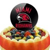 Miami University RedHawks Acrylic Cake Topper Party Decoration for Wedding Anniversary Birthday Graduation - 4 of 4