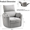 Power Recliner Chair for Living Room,Charging Port,Swivel Rocking Massage - 3 of 4