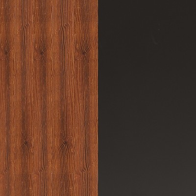 Torched Brown 32" x 46" Magnetic Wall Chalkboard with Pine Frame