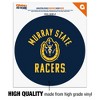 Murray State University Racers Logo Automotive Car Window Locker Circle Bumper Sticker - 3 of 4