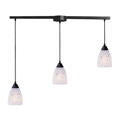 Elk Home Classico 3 - Light Pendant in  Dark Rust