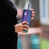 Cubitt Travel Mug 20 oz Double Walled Vacuum Insulated Stainless Steel with 2 lids, Straw and Coffe, Cupholder Friendly, Perfect for Hot & Cold Beverages - 3 of 4