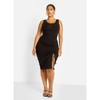 Rebdolls Women's Cici Ruched Bodycon Midi Dress - 2 of 4