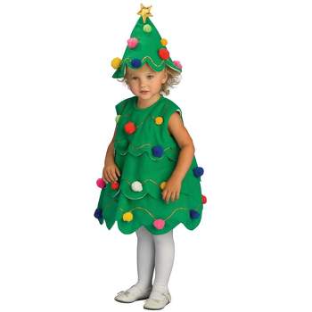 Rubies Girl's Little Christmas Tree Costume
