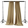 Slickblue Pack of 2 Polyester Backdrop Drapes – 96"H x 58"W, Rod Pocket, Semi Sheer, Serged Edges, 41 Colors Options - 2 of 3