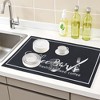 REGALWOVEN Large Diatomaceous Coffee Mat Quick Dry Dish Drying Mats for Kitchen Counter - 2 of 4