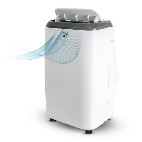 Black+decker 10,000 Btu (sacc/cec), 11,500 Btu Heating (ashrae 128) Portable  Air Conditioner With Remote Control, Bpp10hwtb, White : Target
